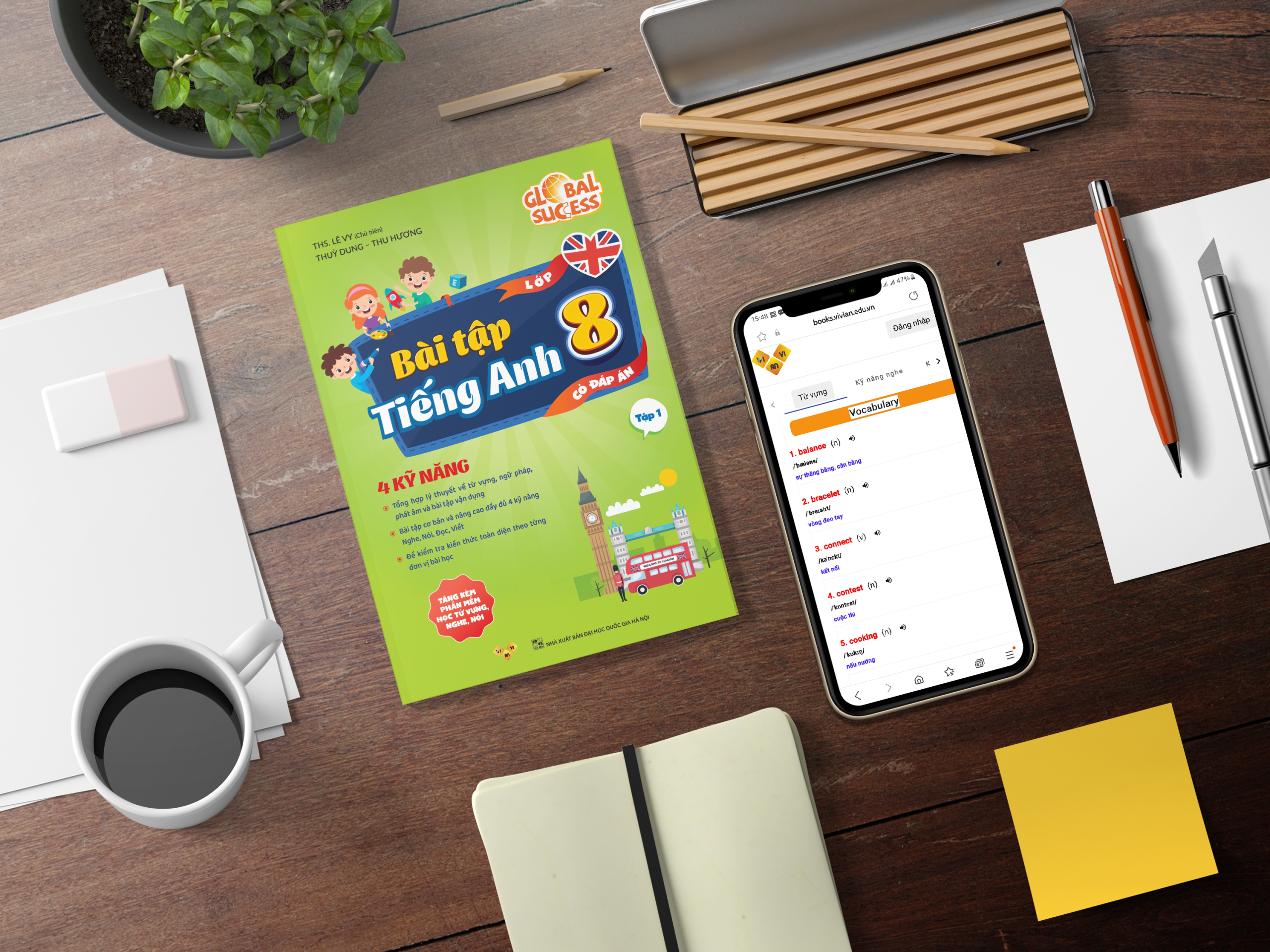 Sách Bài tập tiếng Anh lớp 8 Global Success 4 kỹ năng có đáp án Tập 1 ThS.Lê Vy - Anh ngữ Vivian Sách Bài tập tiếng Anh lớp 8 Global Success 4 kỹ năng có đáp án Tập 1 ThS.Lê Vy - Anh ngữ Vivian - Hình ảnh 4