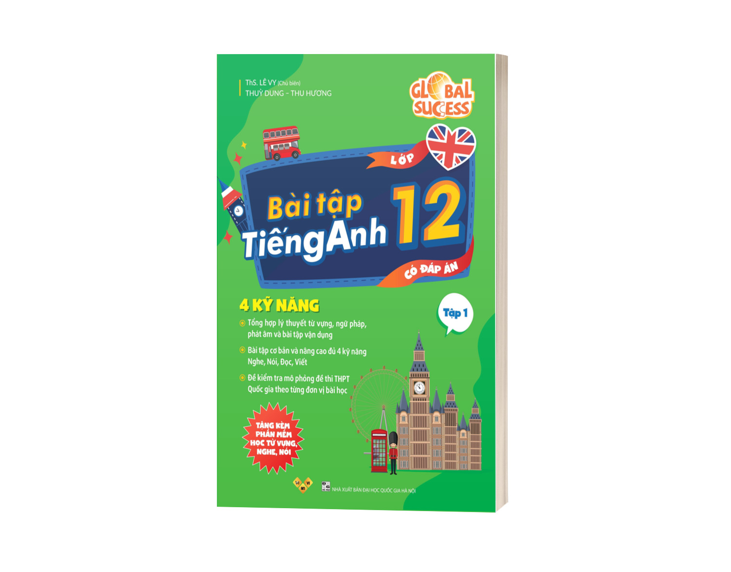 Sách Bài Tập Tiếng Anh lớp 12 Global Success 4 kỹ năng (Có đáp án) tập 1 – Anh ngữ Vivian Sách Bài Tập Tiếng Anh lớp 12 Global Success 4 kỹ năng (Có đáp án) tập 1 – Anh ngữ Vivian - Hình ảnh 2