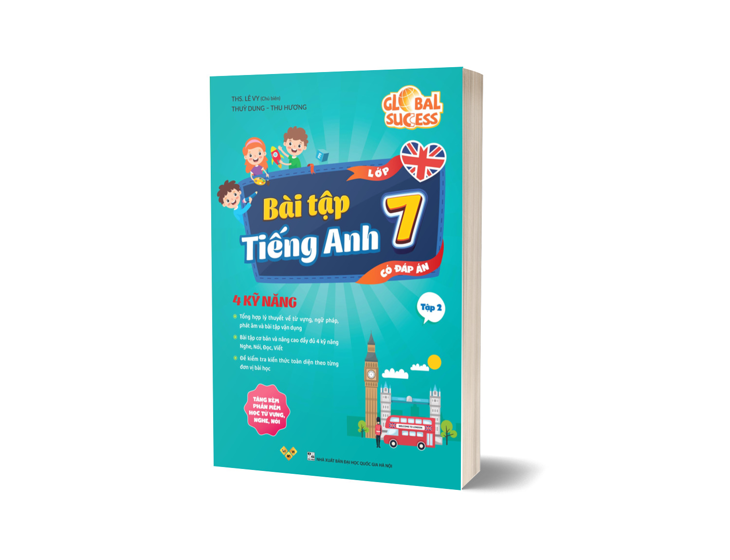 Sách Bài tập tiếng Anh lớp 7 Global Success, 4 kỹ năng (Có đáp án) Tập 2 Anh ngữ Vivian Sách Bài tập tiếng Anh lớp 7 Global Success, 4 kỹ năng (Có đáp án) Tập 2 Anh ngữ Vivian - Hình ảnh 2
