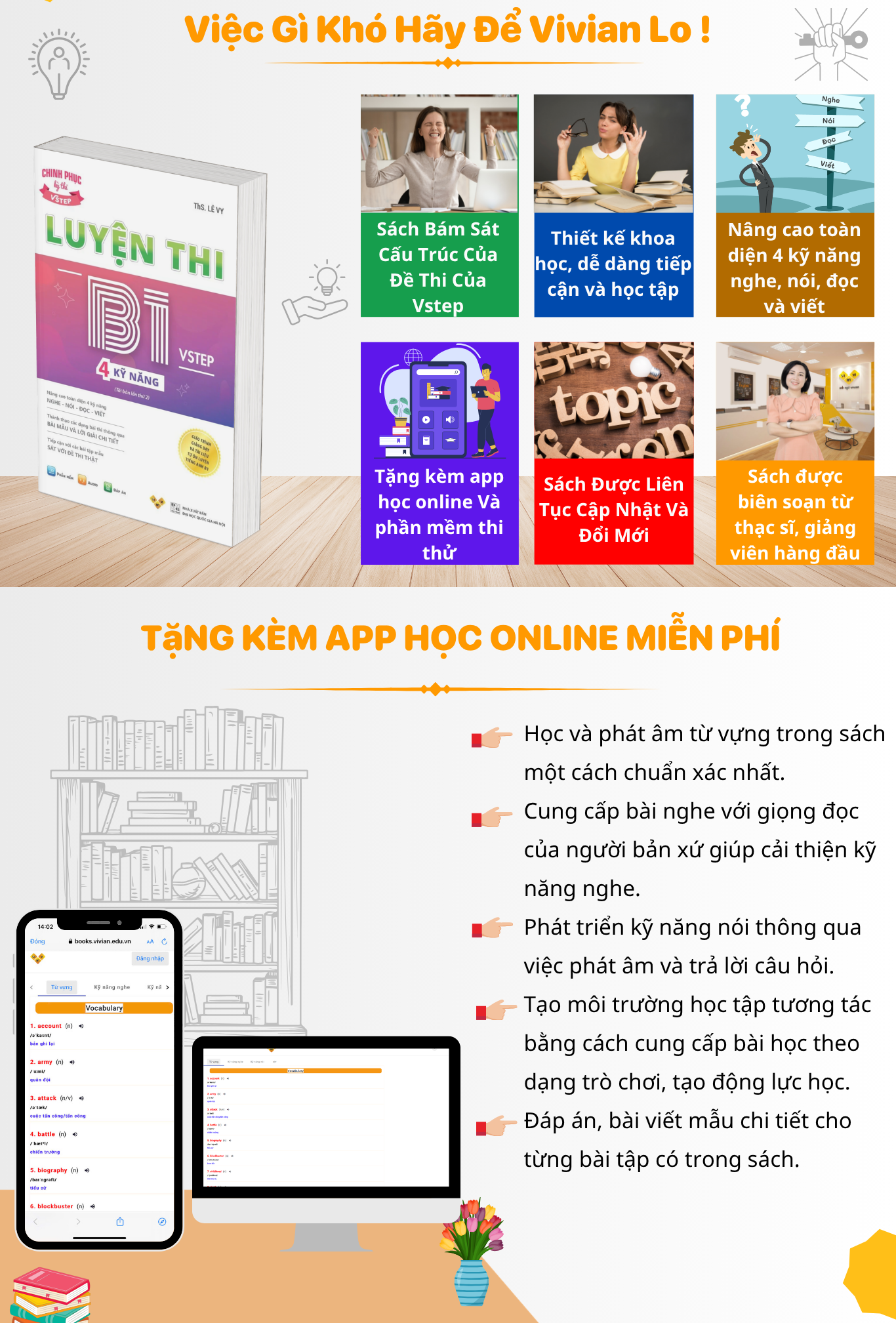 Sách Luyện thi B1 Vstep 4 kỹ năng - Ôn thi chứng chỉ tiếng Anh B1 bậc 3 (bằng B1 tiếng Anh) 2 2