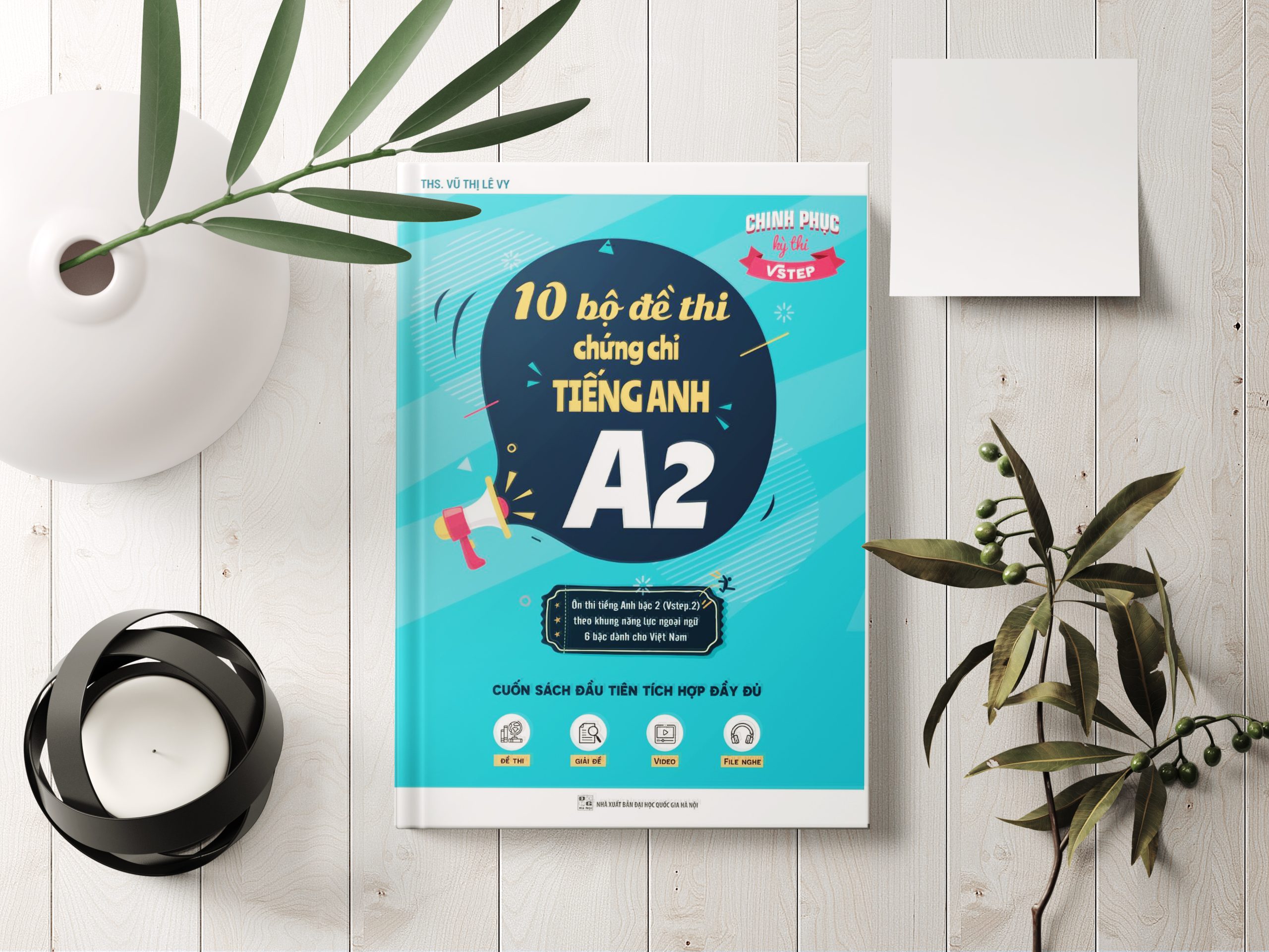 Sách 10 Bộ đề thi chứng chỉ tiếng Anh A2 - Ôn thi Vstep bậc 2 - chứng chỉ ngoại ngữ bậc 2 Sách 10 Bộ đề thi chứng chỉ tiếng Anh A2 - Ôn thi Vstep bậc 2 - chứng chỉ ngoại ngữ bậc 2 - Hình ảnh 3