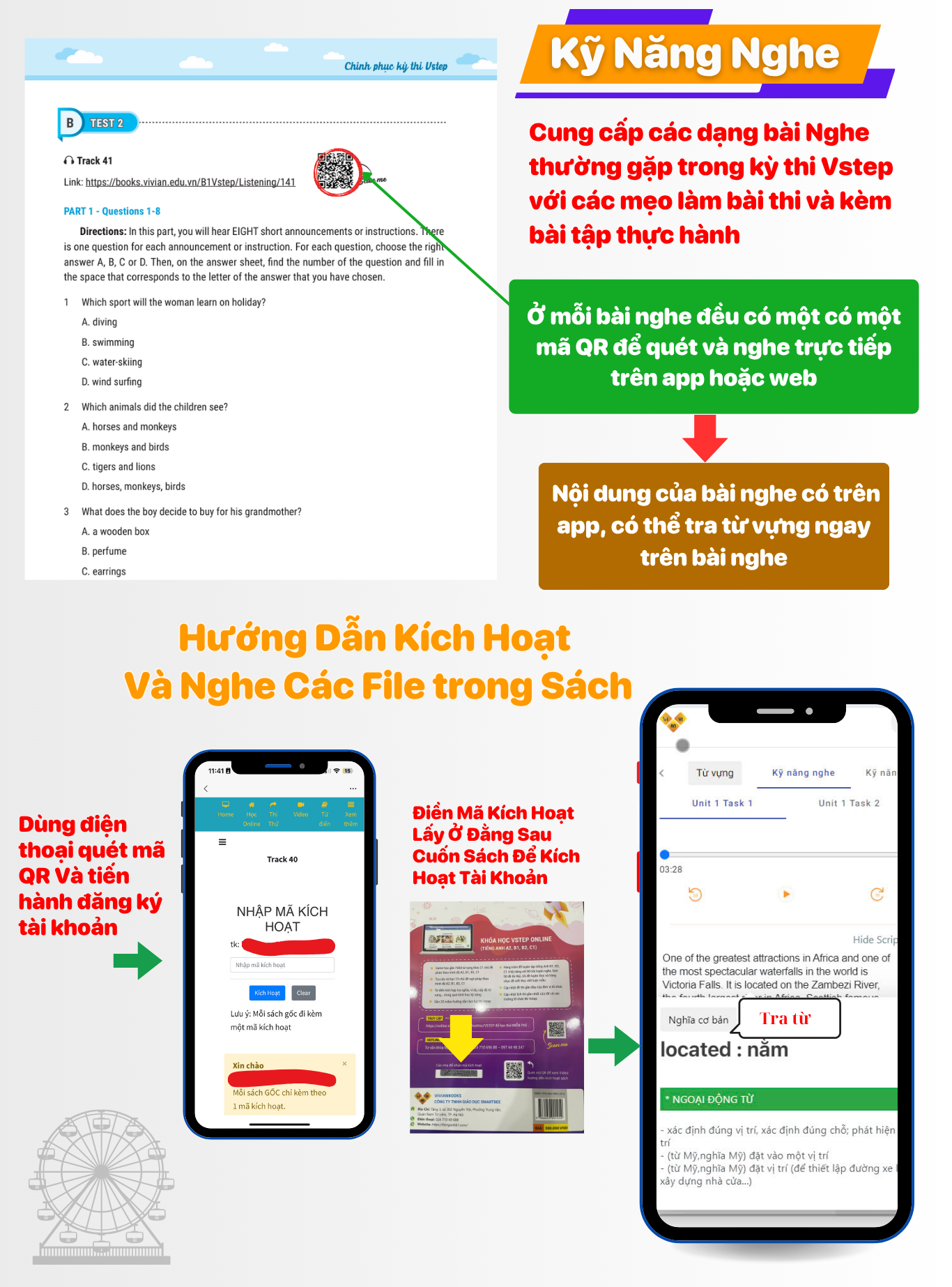 Sách Luyện thi B1 Vstep 4 kỹ năng - Ôn thi chứng chỉ tiếng Anh B1 bậc 3 (bằng B1 tiếng Anh) 5 2