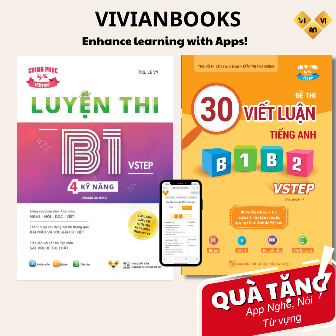 Sách Luyện thi B1 Vstep 4 kỹ năng - Ôn thi chứng chỉ tiếng Anh B1 bậc 3 (bằng B1 tiếng Anh) Sách Luyện thi B1 Vstep 4 kỹ năng - Ôn thi chứng chỉ tiếng Anh B1 bậc 3 (bằng B1 tiếng Anh) - Hình ảnh 3