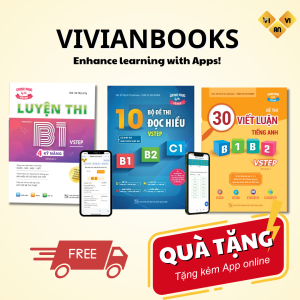 Sách Luyện thi B1 Vstep 4 kỹ năng - Ôn thi chứng chỉ tiếng Anh B1 bậc 3 (bằng B1 tiếng Anh) Combo 3 B1