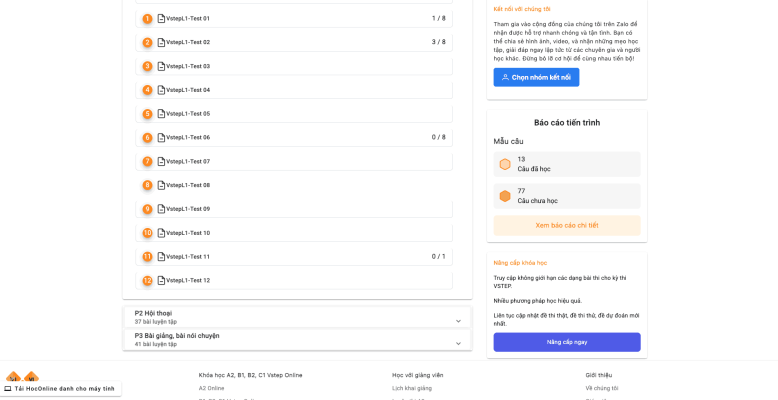 Kỹ năng nghe trong khoá học Vstep C1 Online