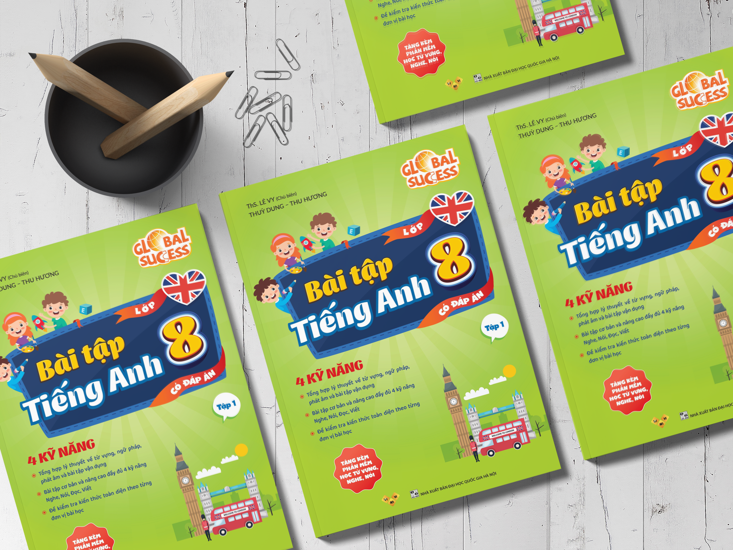 Sách Bài tập tiếng Anh lớp 8 Global Success 4 kỹ năng có đáp án Tập 1 ThS.Lê Vy - Anh ngữ Vivian Sách Bài tập tiếng Anh lớp 8 Global Success 4 kỹ năng có đáp án Tập 1 ThS.Lê Vy - Anh ngữ Vivian - Hình ảnh 5