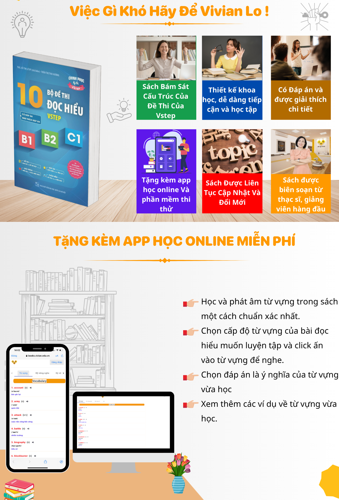 10 Bộ Đề Thi VSTEP Reading B1, B2, C1 Có Đáp Án | Sách Luyện Đọc Hiểu VSTEP Sach 10 bo de thi Doc hieu VSTEP Reading THPT Quoc gia 2