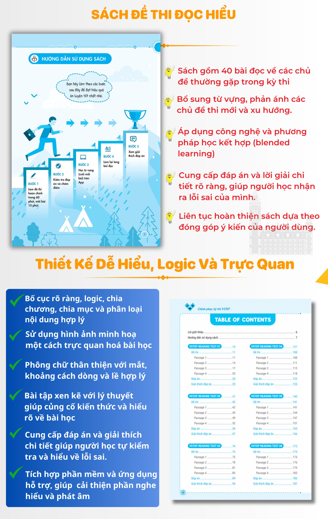 10 Bộ Đề Thi VSTEP Reading B1, B2, C1 Có Đáp Án | Sách Luyện Đọc Hiểu VSTEP Sach 10 bo de thi Doc hieu VSTEP Reading THPT Quoc gia 4