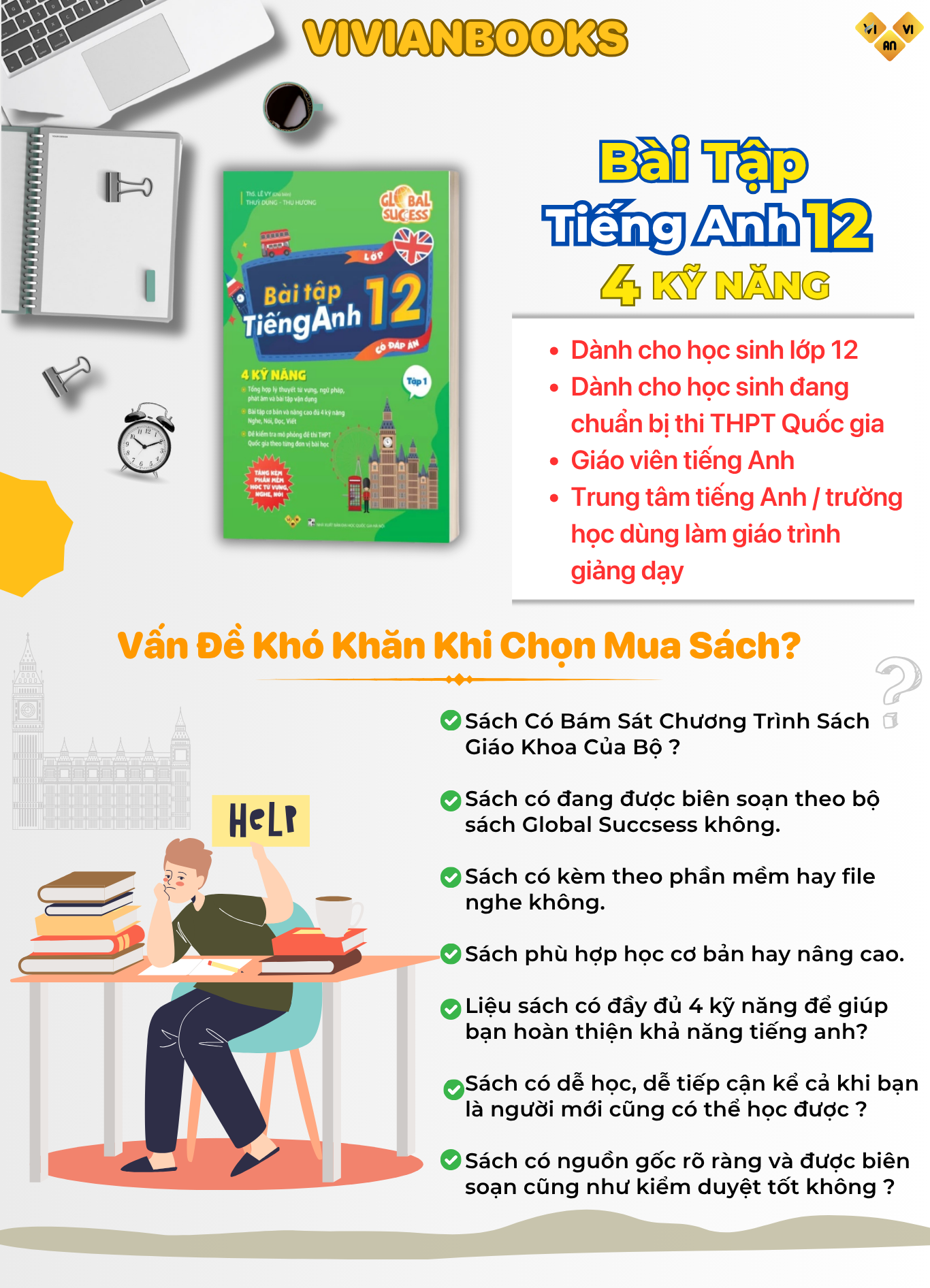 Sach bai tap tieng Anh lop 12 Global Success Tap 1 1