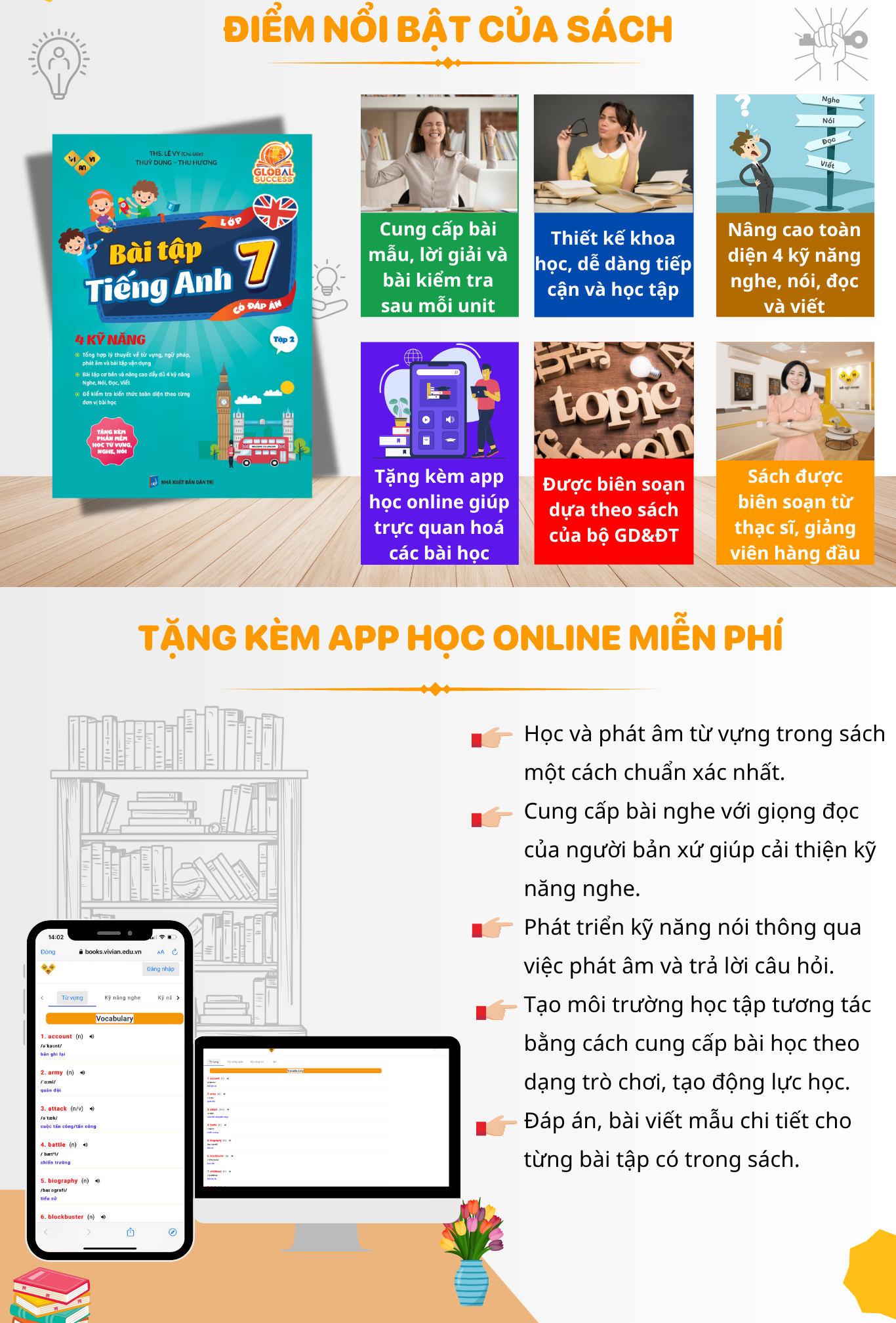 Sach bai tap tieng Anh lop 7 Global Success Tap 2 2