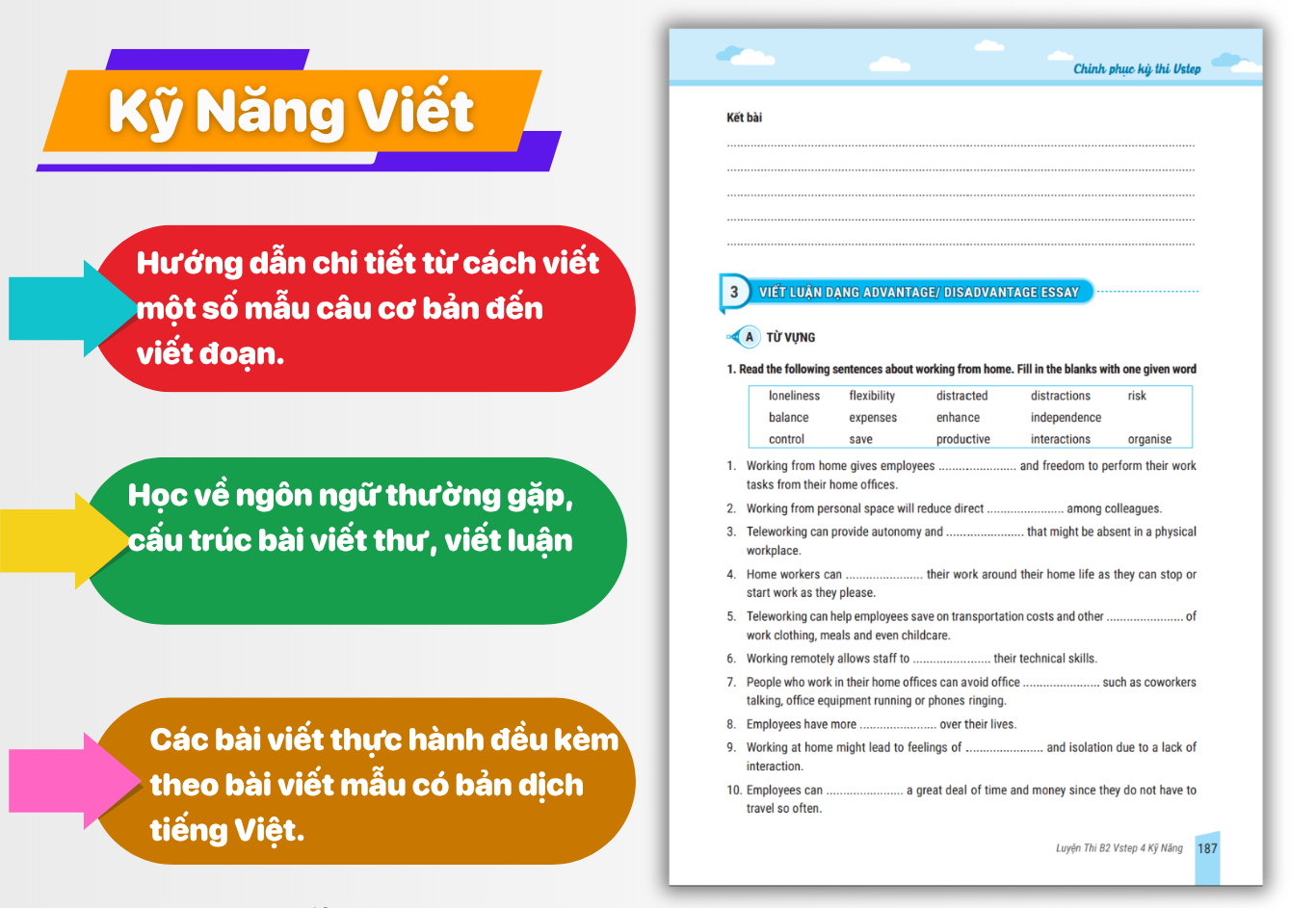 Sách Luyện thi B2 Vstep 4 kỹ năng - Ôn thi chứng chỉ tiếng Anh VSTEP Sach luyen thi B2 VSTEP 4 ky nang 8