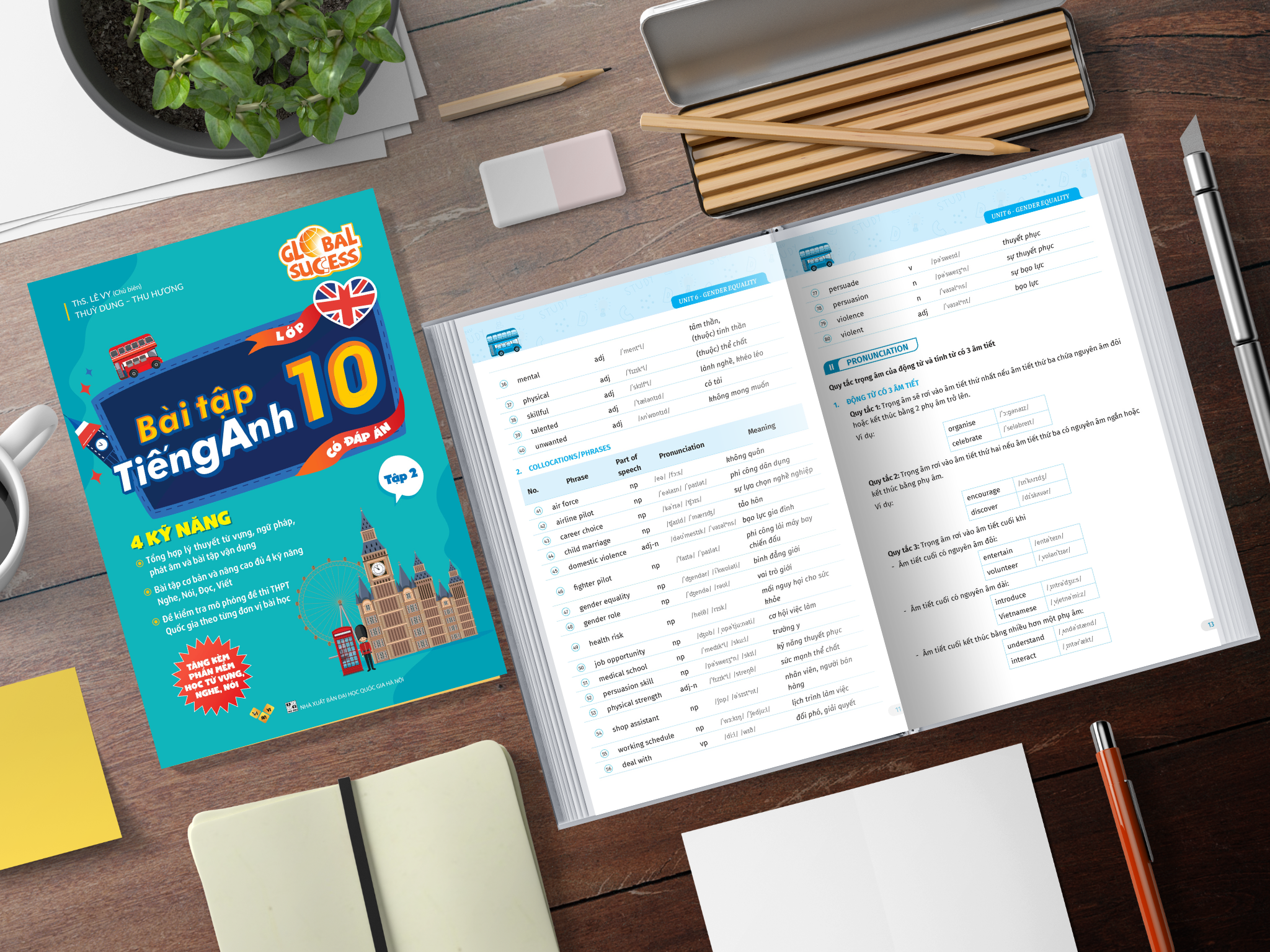 Sách bài tập tiếng Anh lớp 10 Global Success (có đáp án), 4 kỹ năng, Tập 2 Sách bài tập tiếng Anh lớp 10 Global Success (có đáp án), 4 kỹ năng, Tập 2 - Hình ảnh 8