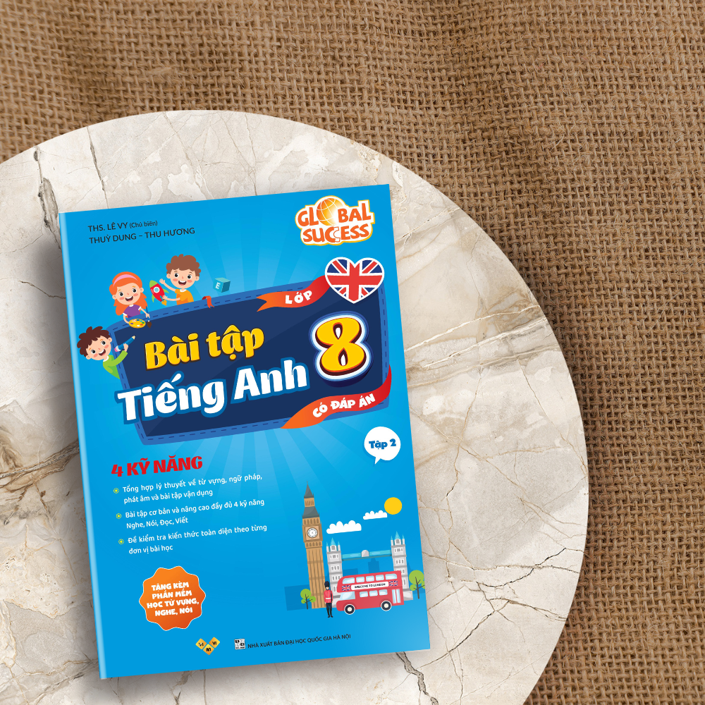 Sách Bài tập tiếng Anh lớp 8 Global Success, 4 kỹ năng (Có đáp án) Tập 2 ThS.Lê Vy - Anh ngữ Vivian Sách Bài tập tiếng Anh lớp 8 Global Success, 4 kỹ năng (Có đáp án) Tập 2 ThS.Lê Vy - Anh ngữ Vivian - Hình ảnh 2