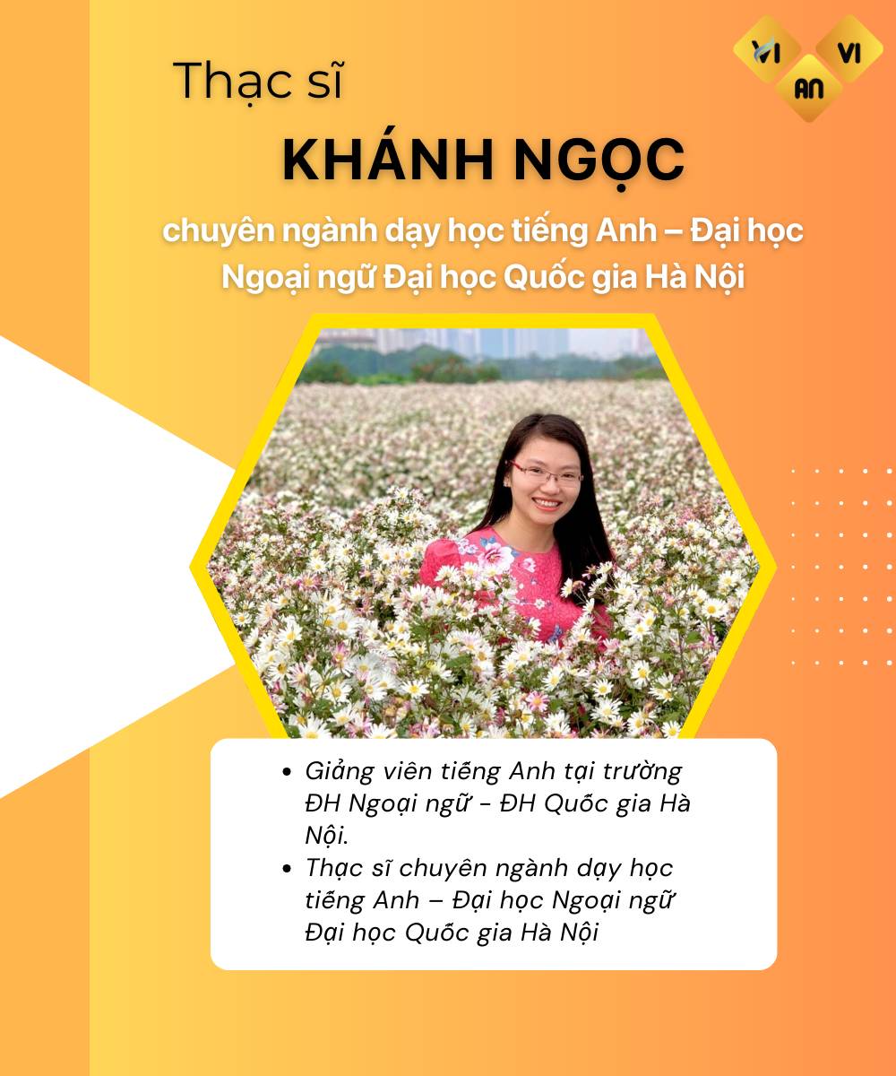 Cô Khánh Ngọc giảng viên Vstep tại Vivian