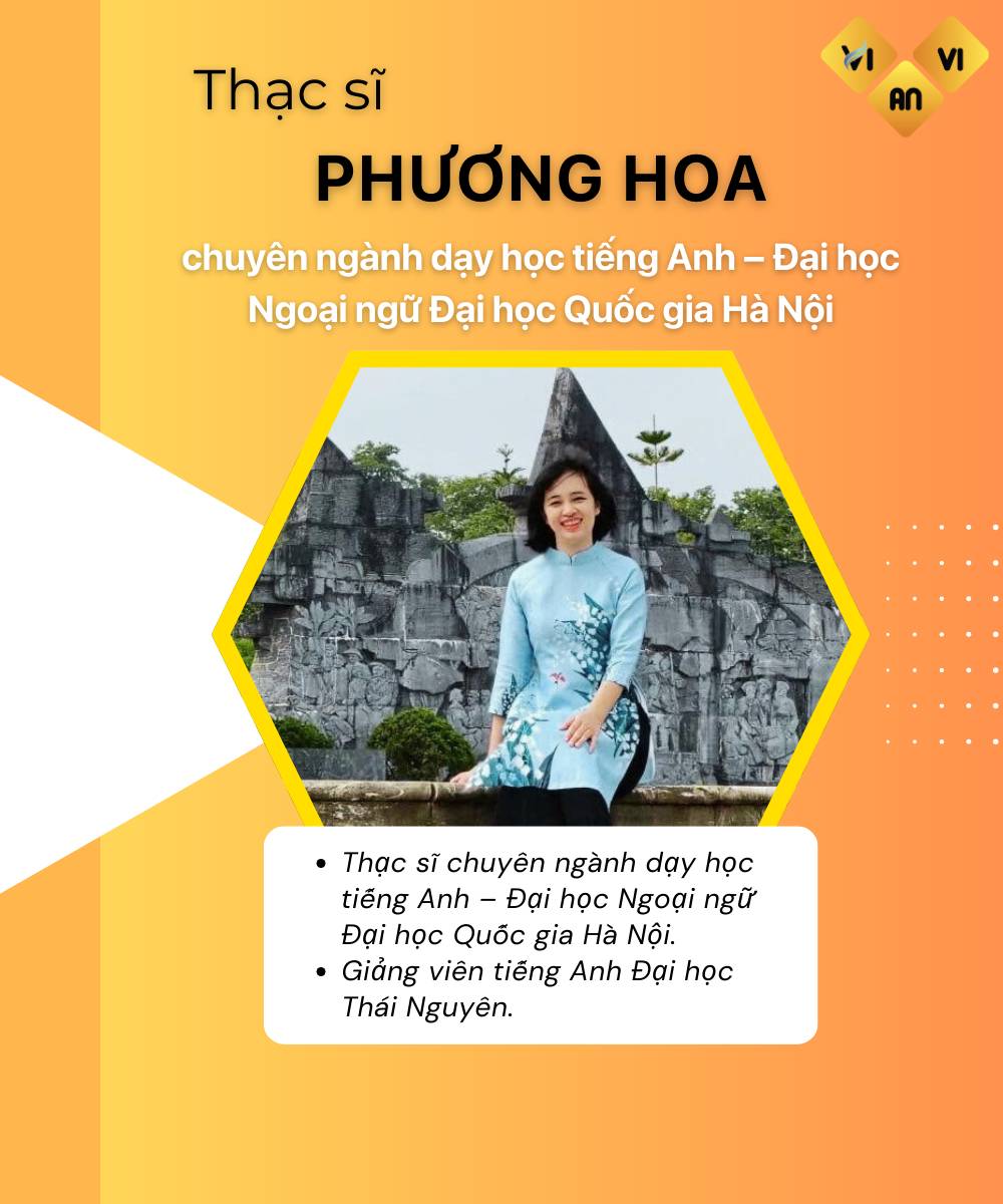 Cô Phương Hoa giảng viên Vstep tại Vivian