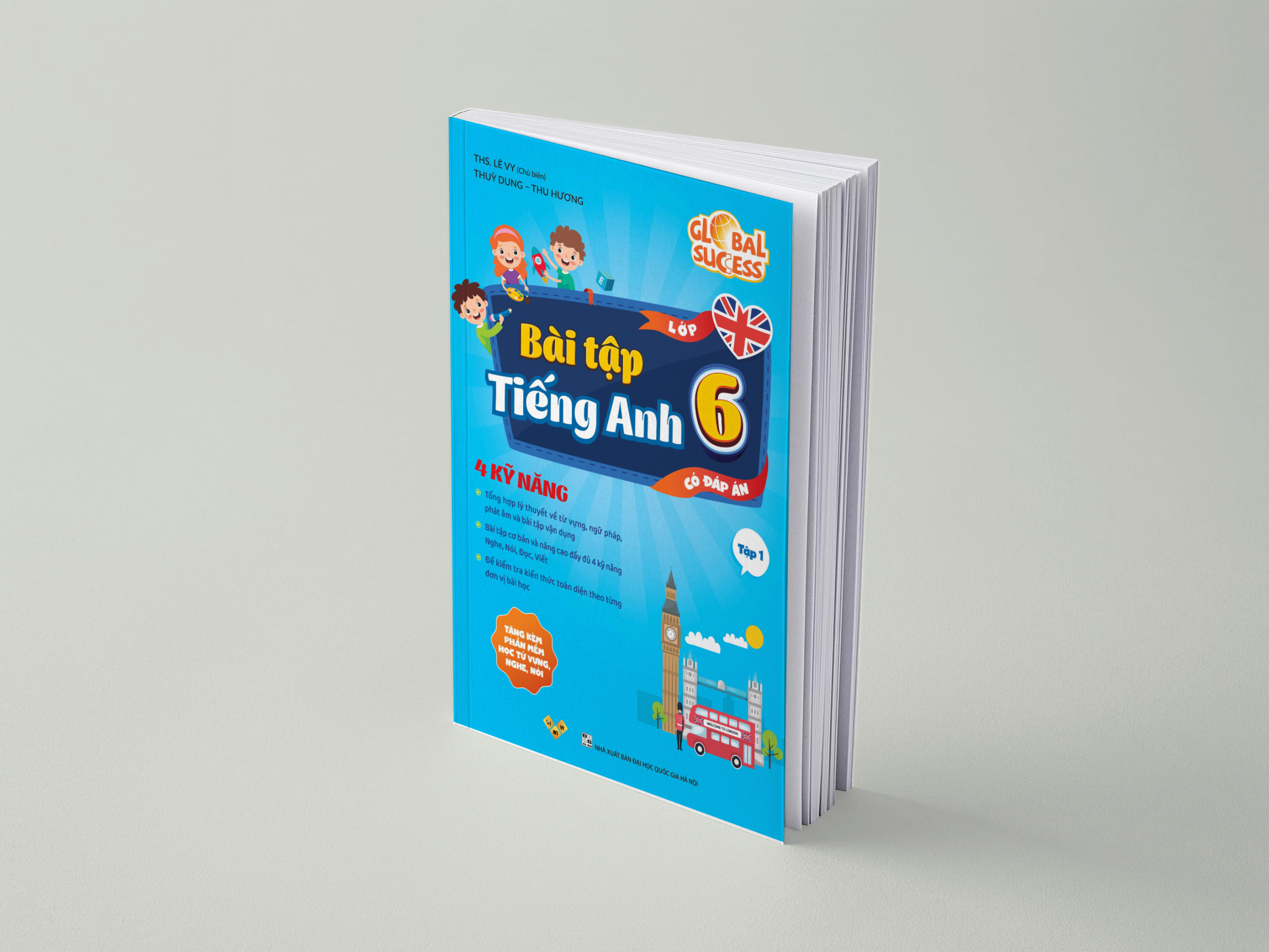 Sách Bài tập tiếng Anh lớp 6 Global Success, 4 kỹ năng (Có đáp án) Tập 1 – Anh ngữ Vivian Sách Bài tập tiếng Anh lớp 6 Global Success, 4 kỹ năng (Có đáp án) Tập 1 – Anh ngữ Vivian - Hình ảnh 5