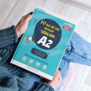 Sách 10 Bộ đề thi chứng chỉ tiếng Anh A2 - Ôn thi Vstep bậc 2 - chứng chỉ ngoại ngữ bậc 2 vivianbooks Bia 1