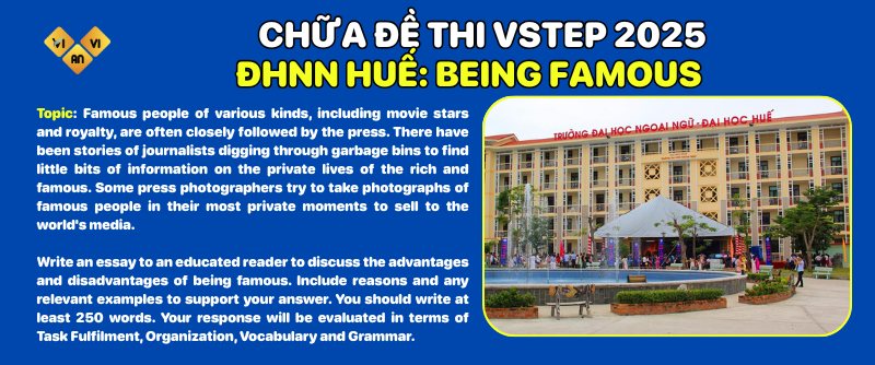 CHỮA ĐỀ THI VSTEP ĐHNN HUẾ
