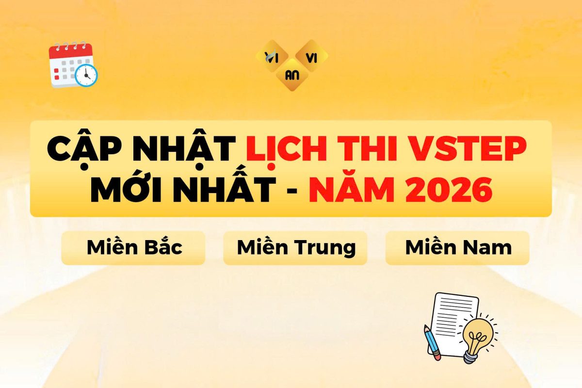 Lịch thi VSTEP 2026 mới nhất: Đăng ký thi và lệ phí Lich thi VSTEP B1 B2 C1