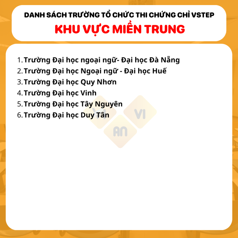 Truong to chuc thi VSTEP mien Trung