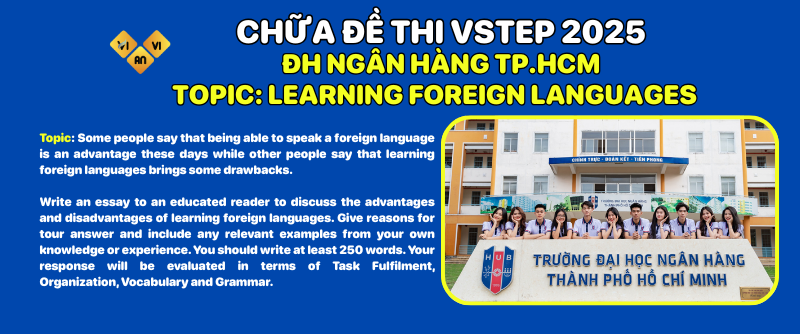 CHỮA ĐỀ THI VSTEP ĐH NGÂN HÀNG TP.HCM