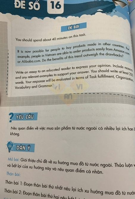 CHỮA ĐỀ THI VSTEP ĐẠI HỌC VĂN LANG 22:06 TOPIC- BUYING PRODUCTS ABROAD 1