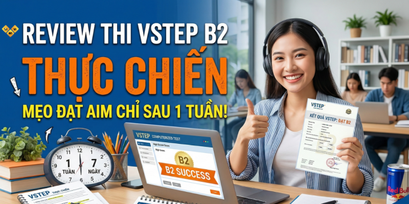 Review THI VSTEP B2 THỰC CHIẾN Kinh Nghiệm Đạt Aim Chỉ Sau 1 Tuần 2