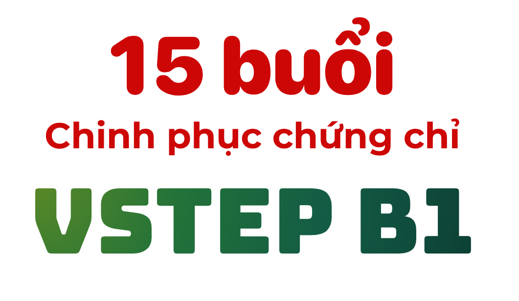 15 buổi vstep b1 web