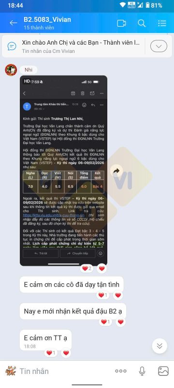 Feedback B2 1