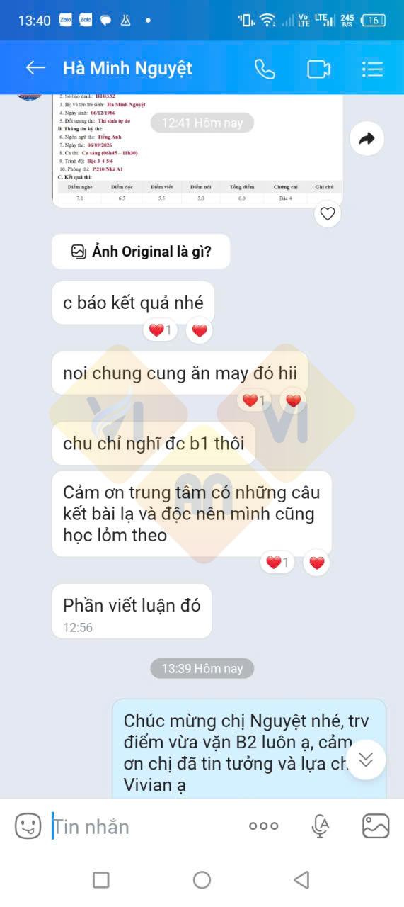 Feedback B2 13