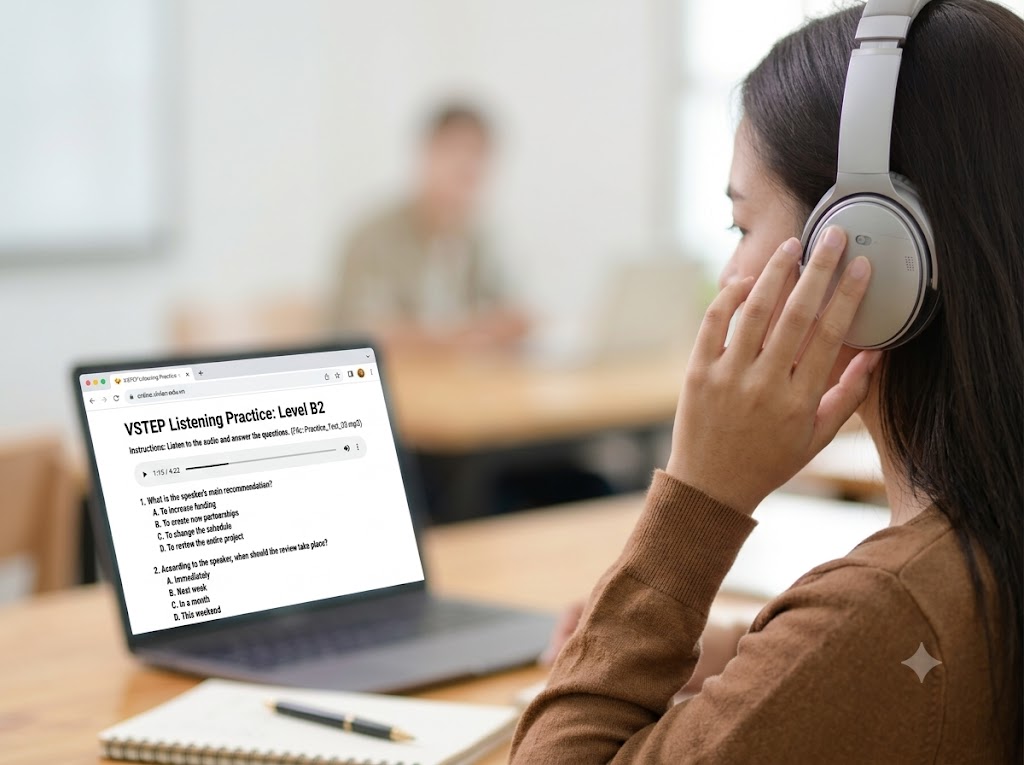 VSTEP Listening: Phương pháp luyện nghe B1, B2, C1 VSTEP Listening